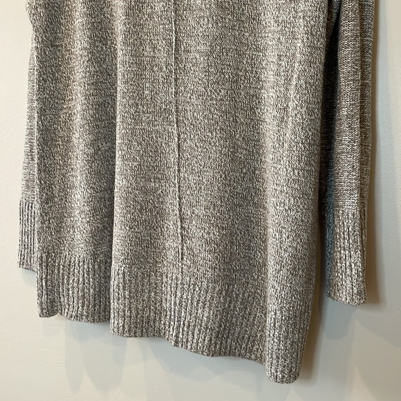 NWOT Knit Tunic Length Turtle Neck, Women’s XL. Heathered Brown Color - Picture 8 of 11